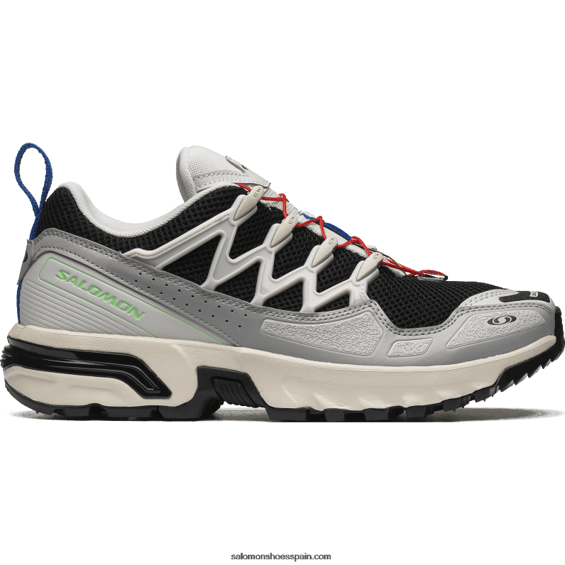 zapatos deportivos de hombre - acs + og Salomon 00B0PZ67 negro/roca lunar/aleación