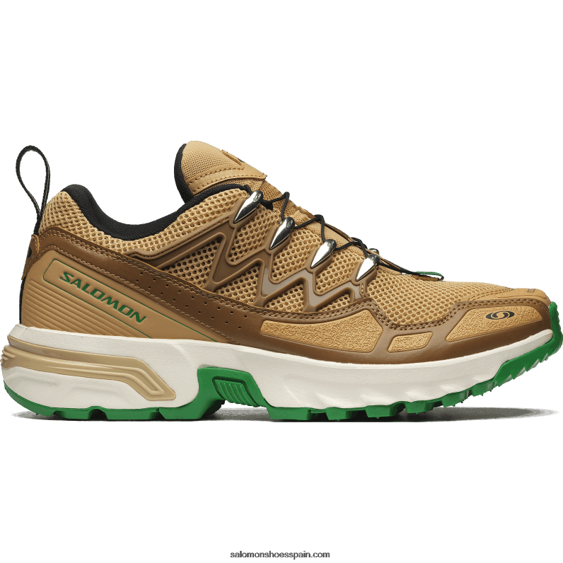 zapatos deportivos de hombre - acs + og Salomon 00B0PZ69 chicloso/caucho/verde alegre