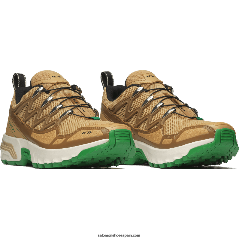 zapatos deportivos de hombre - acs + og Salomon 00B0PZ69 chicloso/caucho/verde alegre