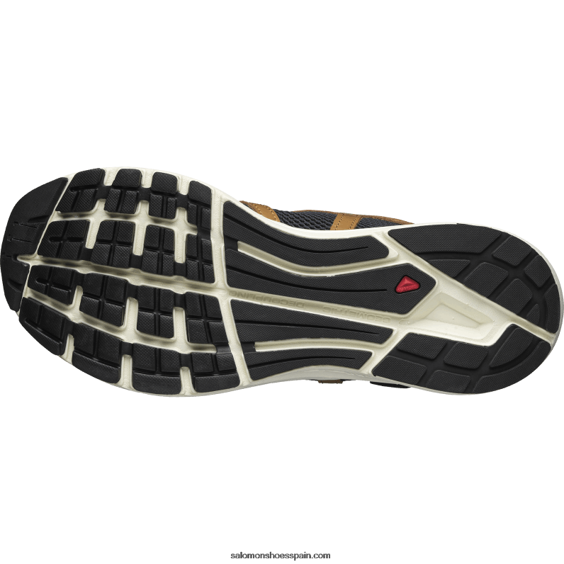 zapatos deportivos de hombre - cuero techsonic Salomon 00B0PZ177 goma/vainilla hielo/zafiro oscuro