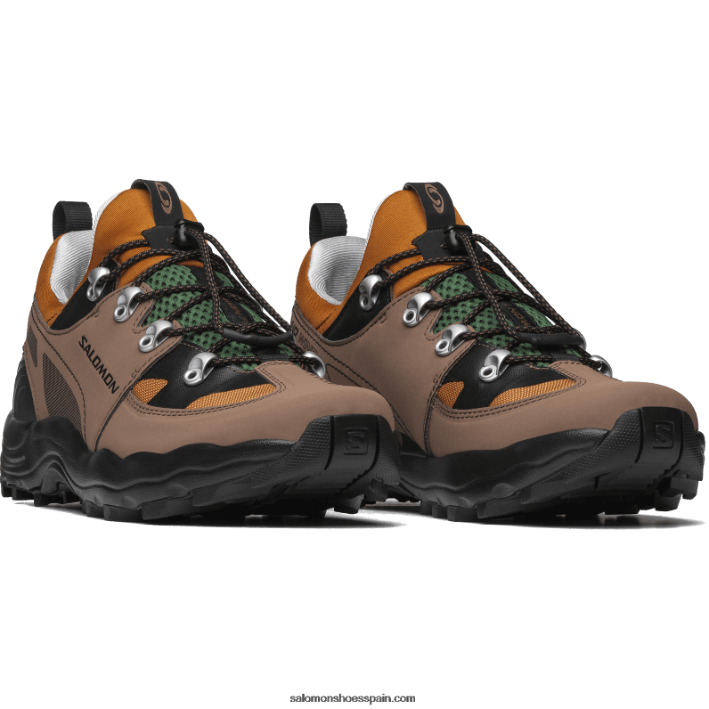 zapatos deportivos de hombre - raid wind 75th Salomon 00B0PZ161 roble dorado/bellota/negro