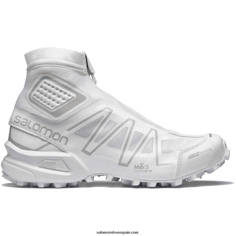 zapatos deportivos de hombre - snowcross Salomon 00B0PZ129 roca blanca/luna