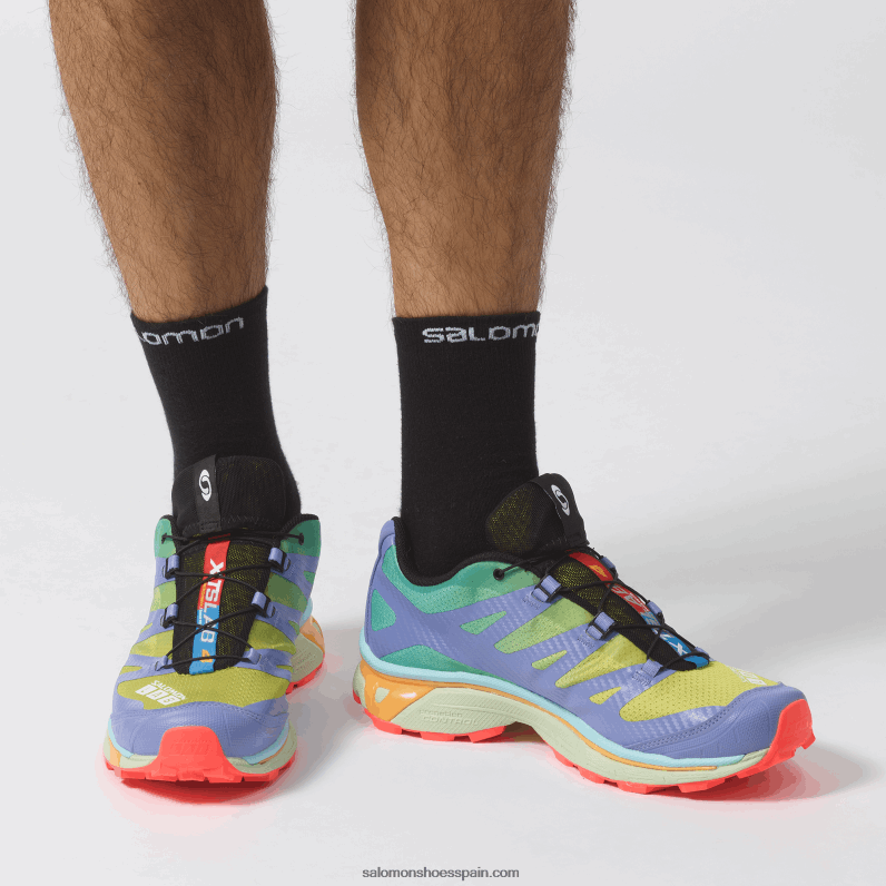 zapatos deportivos de hombre - xt-4 Salomon 00B0PZ216 onagra/hoja de menta/lolite