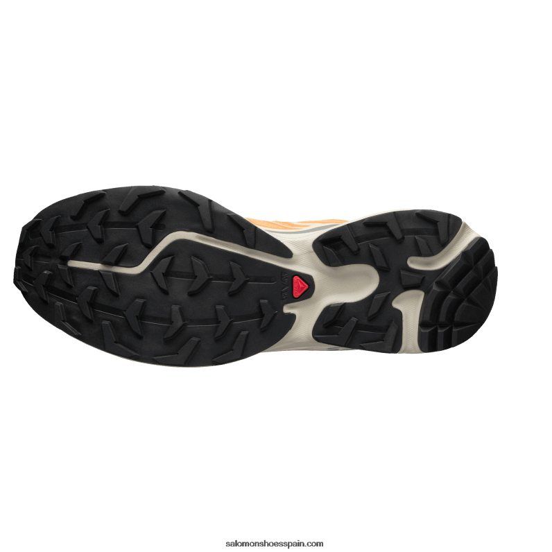 zapatos deportivos de hombre - xt-6 Salomon 00B0PZ73 ante albaricoque/gris escarcha/mañana terciopelo