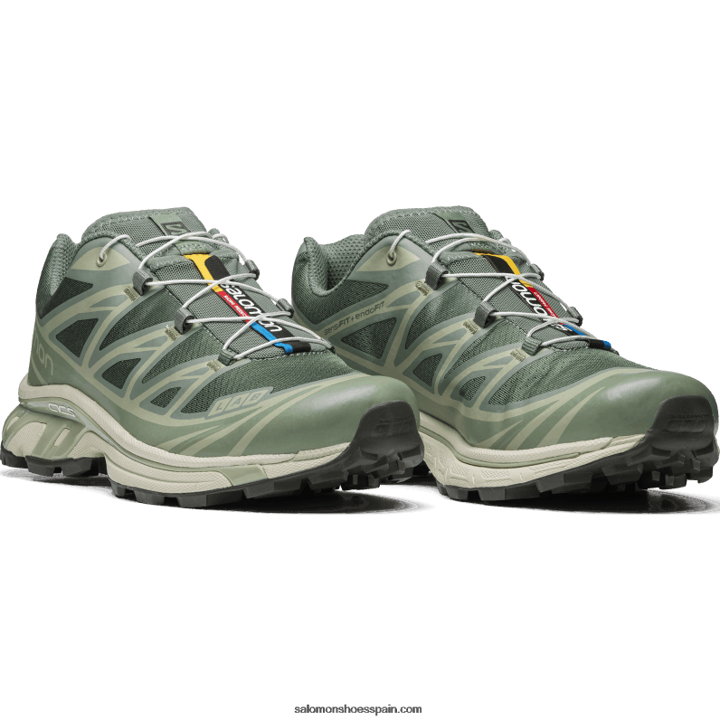 zapatos deportivos de hombre - xt-6 Salomon 00B0PZ77 corona de laurel/nenúfar/salvia del desierto
