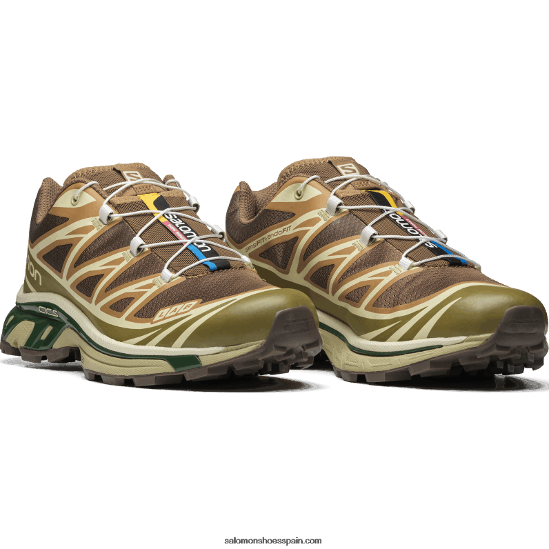 zapatos deportivos de hombre - xt-6 Salomon 00B0PZ81 caucho/lagarto/eden