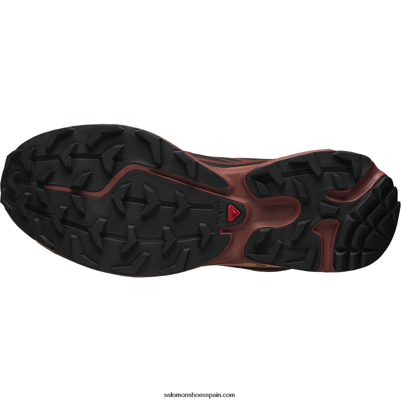 zapatos deportivos de hombre - xt-6 Salomon 00B0PZ86 negro/chocolate ciruela/naranja vibrante