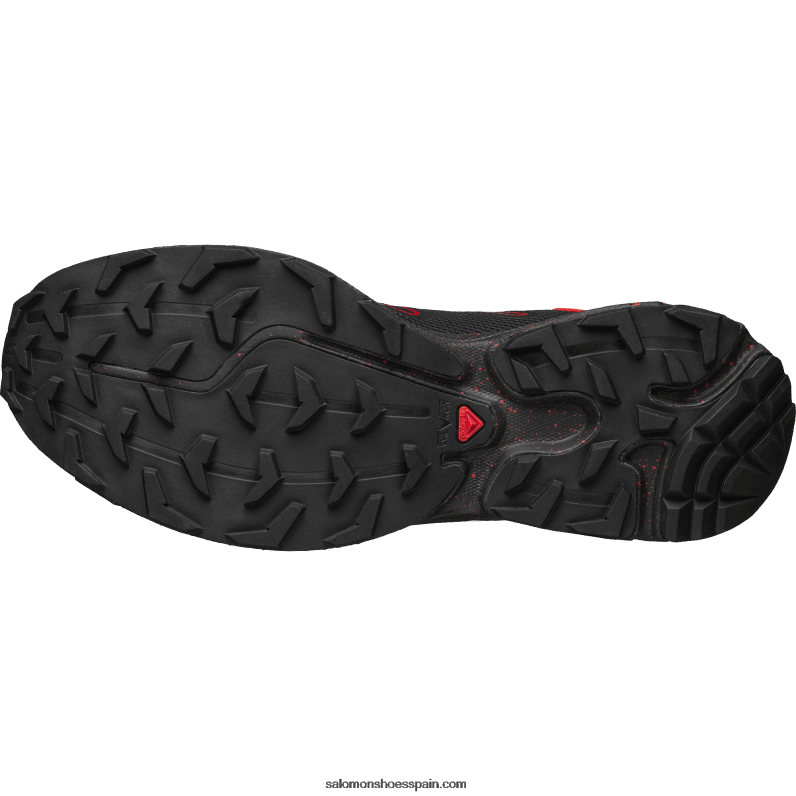 zapatos deportivos de hombre - xt-rush 2 Salomon 00B0PZ106 negro/imán/rojo fuego