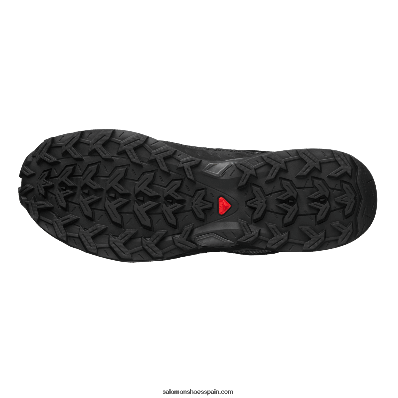 zapatos deportivos para hombres - refugio de cuero bajo Salomon 00B0PZ171 negro/imán