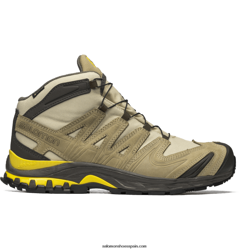 zapatos deportivos para hombres - xa pro 3d mid gore-tex para una mejor tienda de regalos Salomon 00B0PZ137 safari/kelp/amarillo imperio