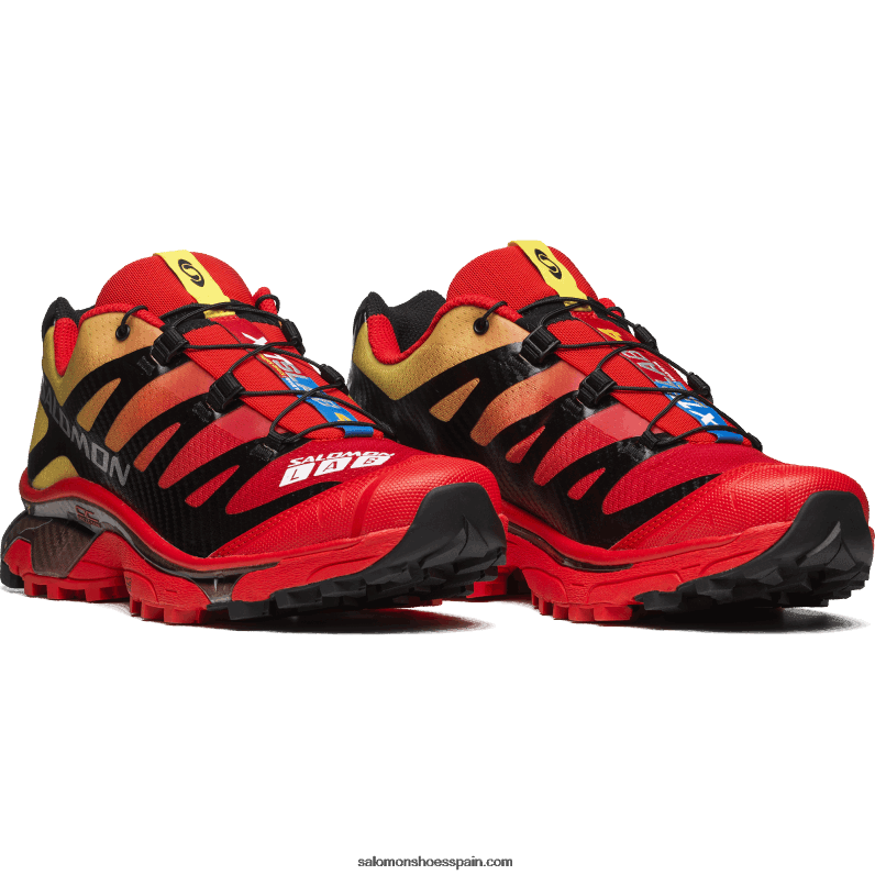 zapatos deportivos para hombres - xt-4 og Salomon 00B0PZ63 rojo fuego/negro/amarillo imperio