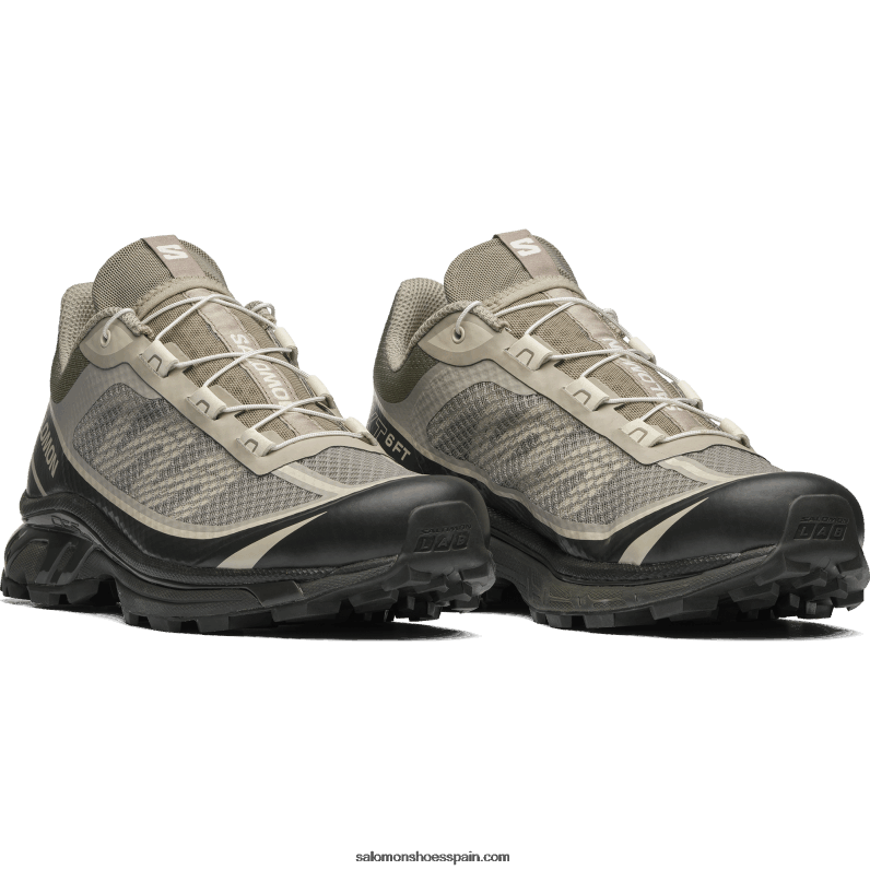 zapatos deportivos para hombres - xt-6 pies Salomon 00B0PZ92 vintage caqui/turba/vainilla hielo