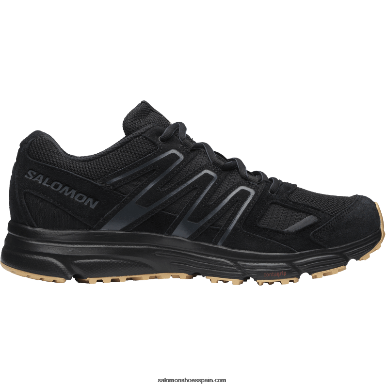 zapatos sportstyle para hombre - ante x-mission 4 Salomon 00B0PZ165 negro/ébano/goma3