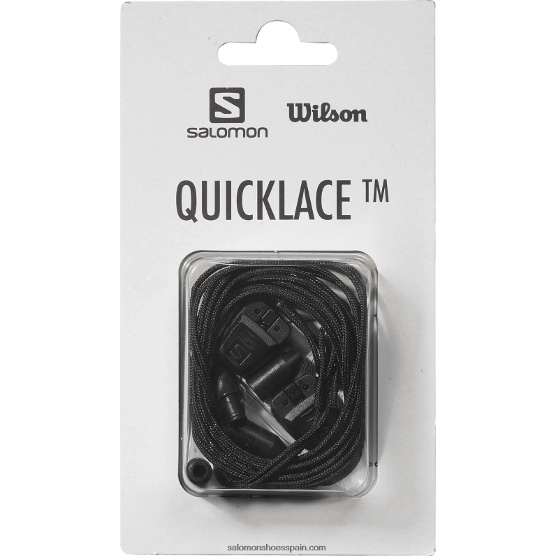 repuestos de mujer - kit de cordones rápidos Salomon 00B0PZ794 negro