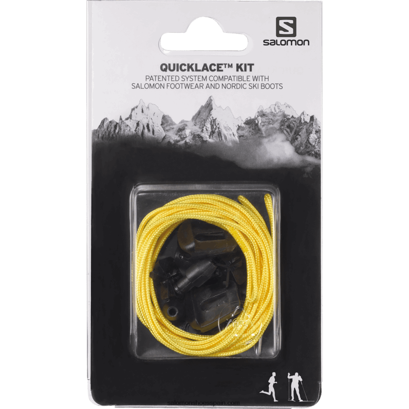repuestos de mujer - kit de cordones rápidos Salomon 00B0PZ795 amarillo