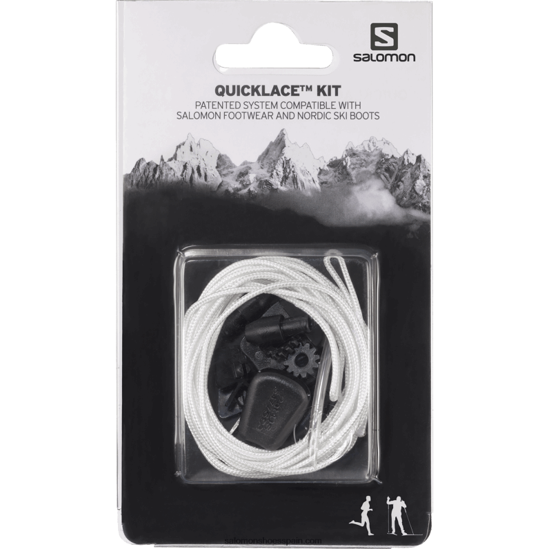 repuestos de mujer - kit de cordones rápidos Salomon 00B0PZ797 natural
