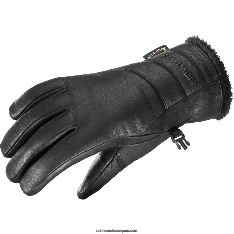 guantes de mujer - gore-tex nativo Salomon 00B0PZ988 profundo negro