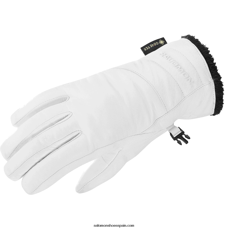 guantes de mujer - gore-tex nativo Salomon 00B0PZ989 blanco