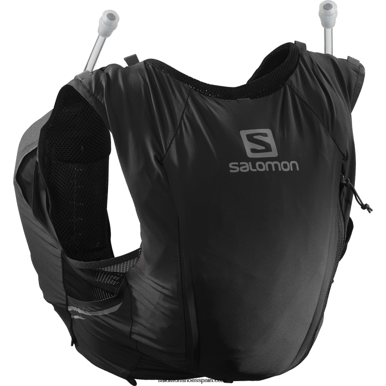 chaleco de running para mujer con petacas incluidas - sense pro 10 Salomon 00B0PZ979 negro/ébano