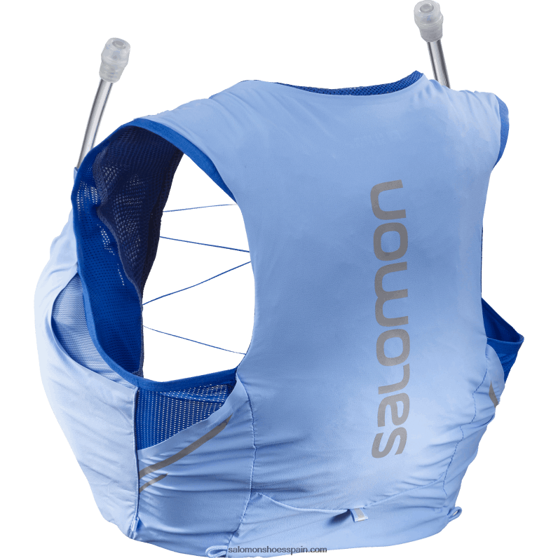 chaleco de running para mujer con petacas incluidas - sense pro 5 Salomon 00B0PZ975 provence/ébano/azul marino