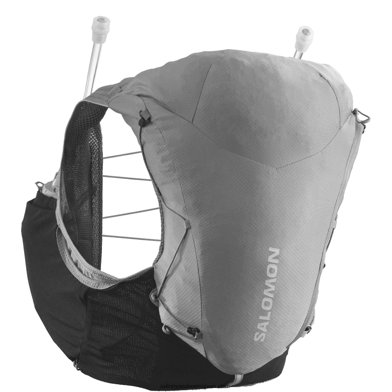 chaleco running mujer con petacas incluidas - adv skin 12 Salomon 00B0PZ968 sombra tranquila/negro