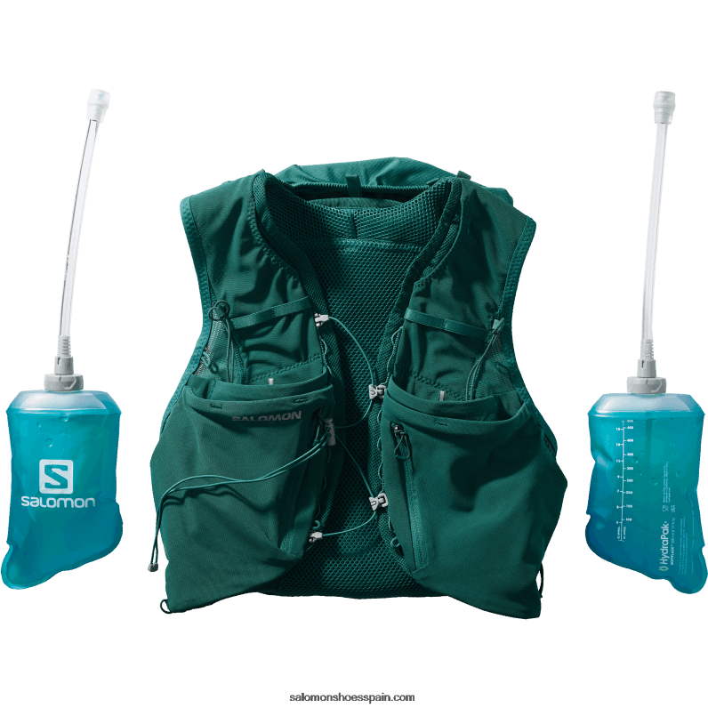 chaleco running mujer con petacas incluidas - adv skin 12 Salomon 00B0PZ969 Pacífico