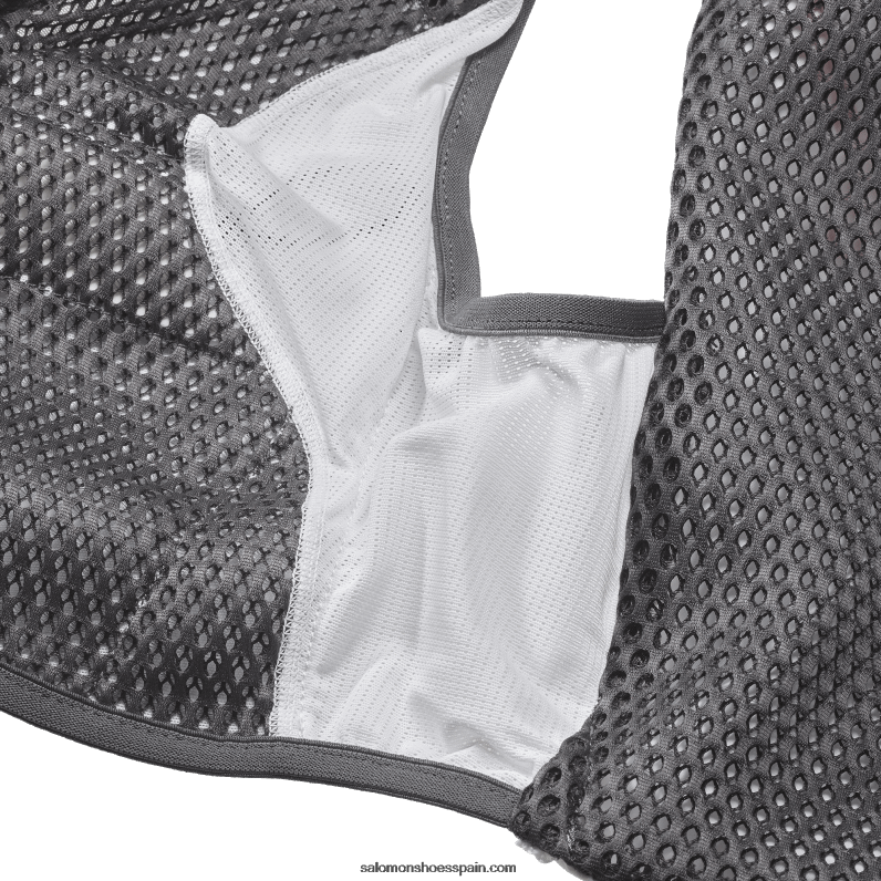 chaleco running mujer con petacas incluidas - piel activa 8 Salomon 00B0PZ982 blanco/ébano