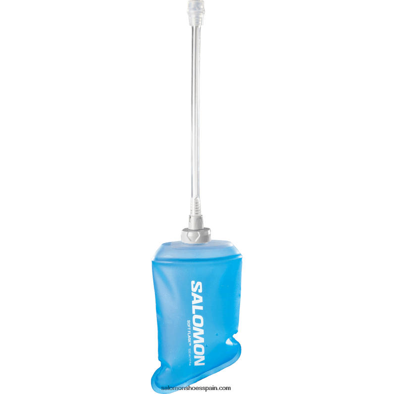 accesorios de hidratación para mujer - petaca blanda 500ml/17oz pajilla 28 Salomon 00B0PZ985 azul claro