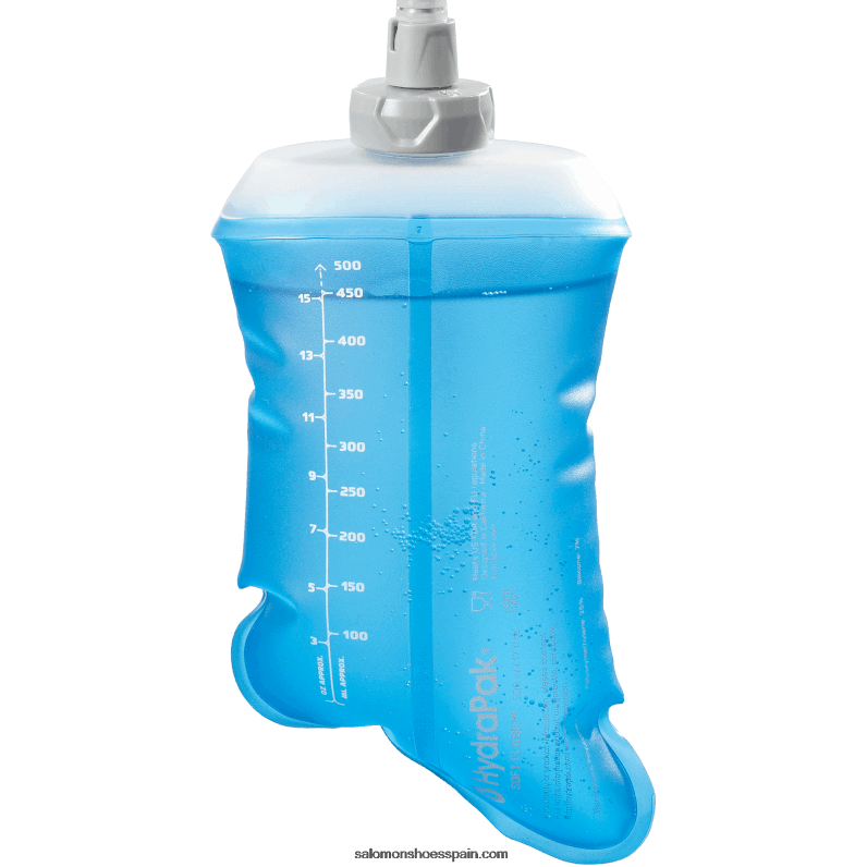 accesorios de hidratación para mujer - petaca blanda 500ml/17oz pajilla 28 Salomon 00B0PZ985 azul claro