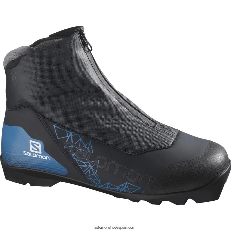 botas nórdicas clásicas de mujer - vitan prolink Salomon 00B0PZ1337 ébano/azul/blanco