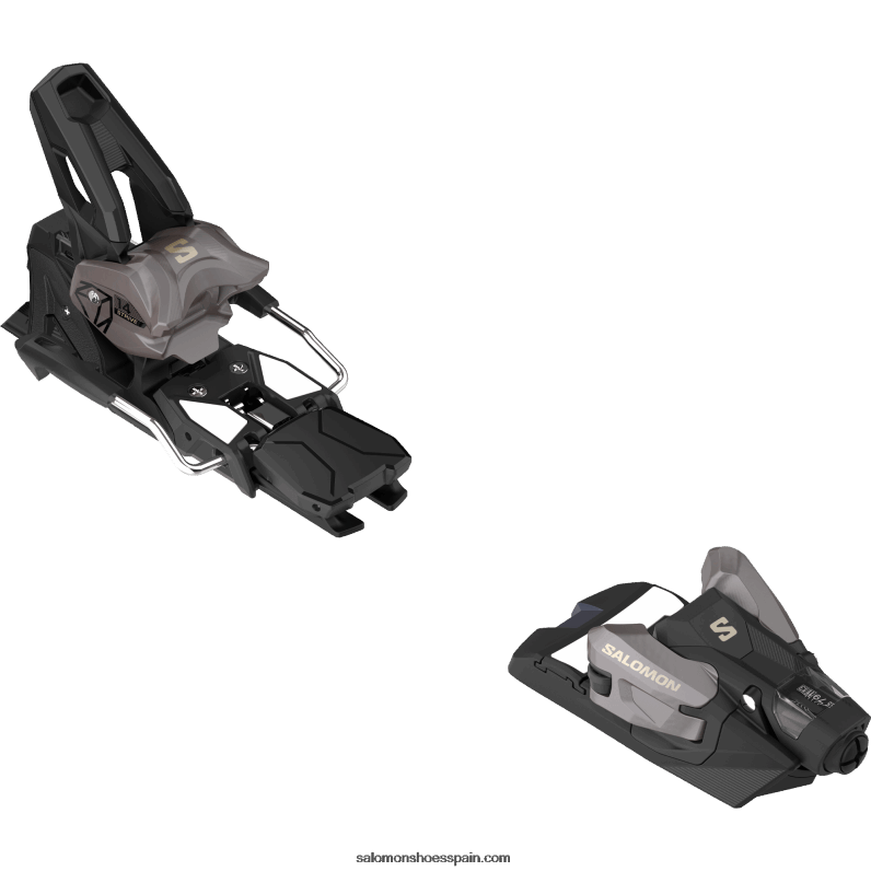 Fijaciones all-mountain para mujer - strech 14 gripwalk Salomon 00B0PZ1047 metal