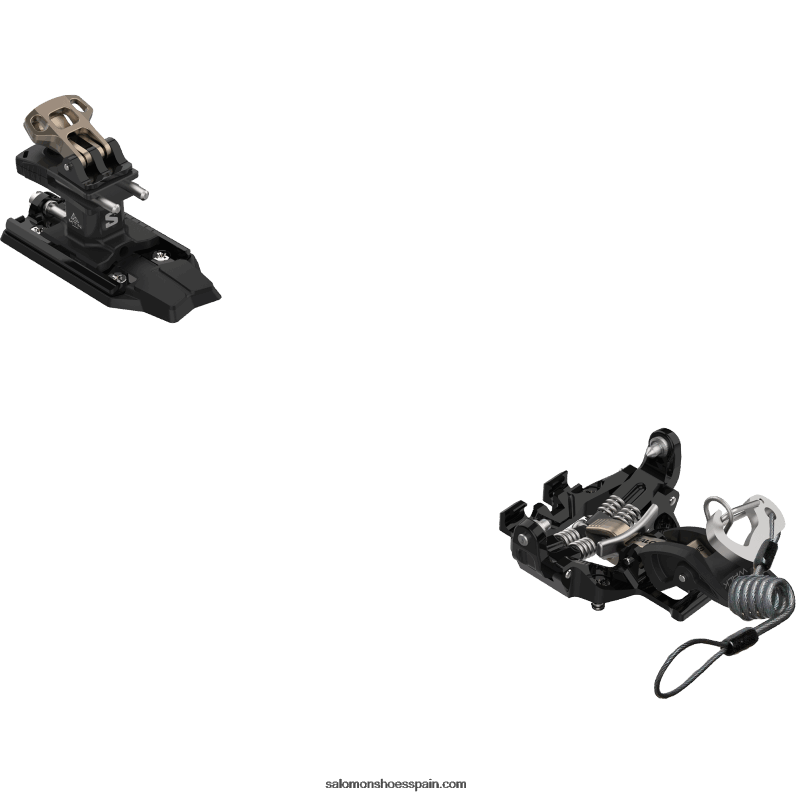 fijaciones touring mujer - mtn pure Salomon 00B0PZ1059 negro/titanio