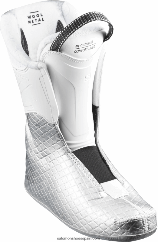 botas all-mountain mujer - qst access 60 Salomon 00B0PZ1041 blanco/antracita translúcido/burdeos