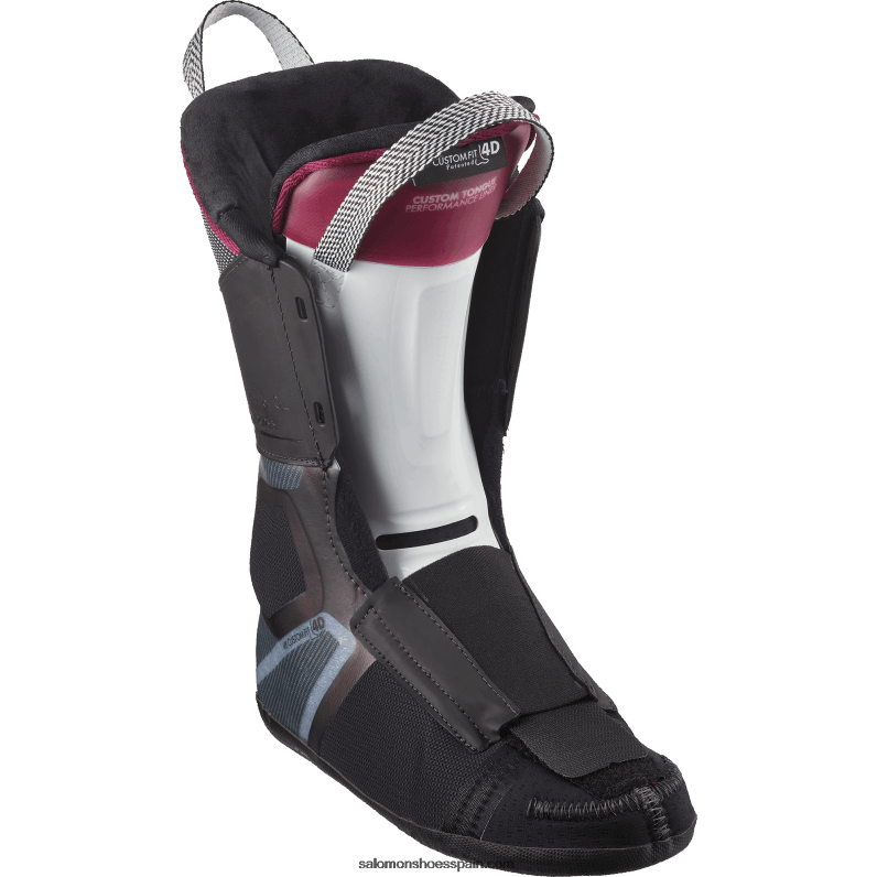 botas de pista mujer - s/pro alpha 110 el Salomon 00B0PZ1027 negro/cordobán/plata