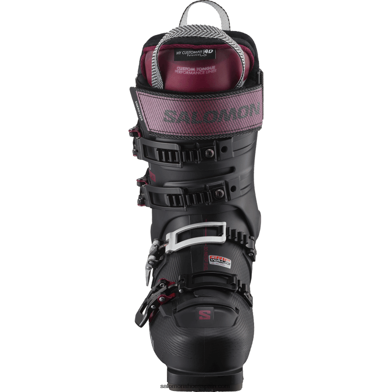 botas de pista mujer - s/pro alpha 110 el Salomon 00B0PZ1027 negro/cordobán/plata