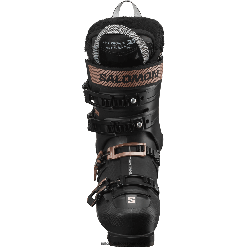 botas de pista mujer - s/pro alpha 90 Salomon 00B0PZ1029 negro/oro rosa metalizado/plata