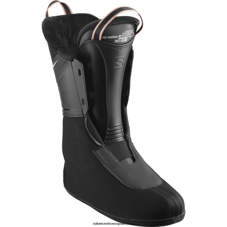botas de pista mujer - s/pro hv 100 Salomon 00B0PZ1033 negro/oro rosa/belluga