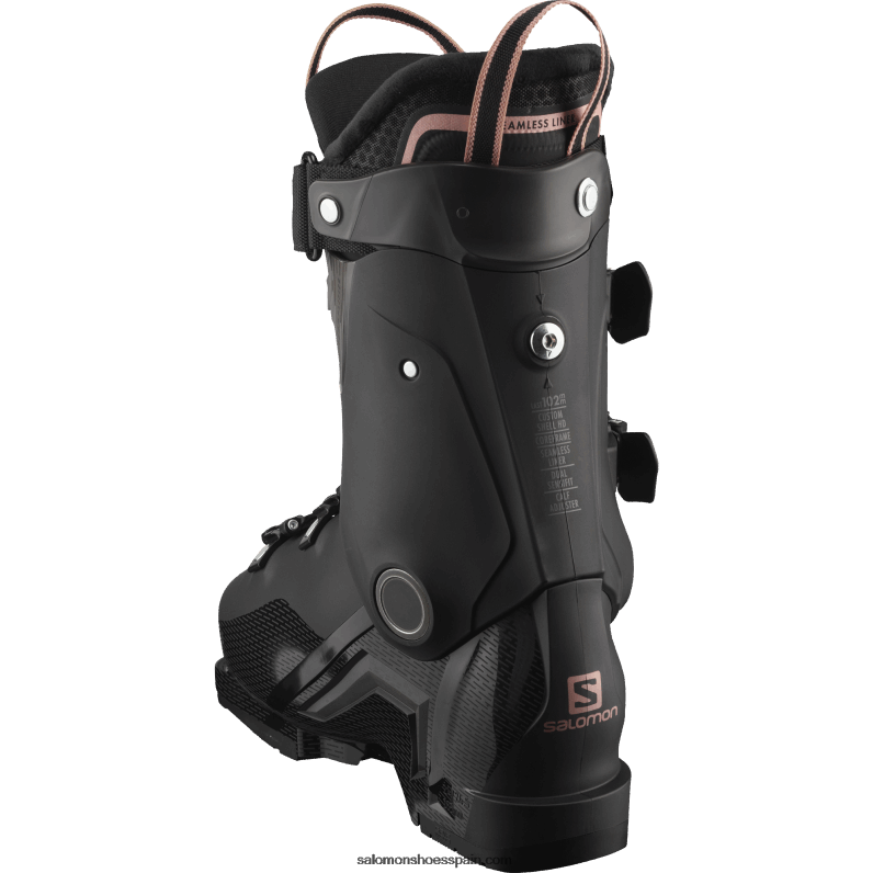botas de pista mujer - s/pro hv 100 Salomon 00B0PZ1033 negro/oro rosa/belluga