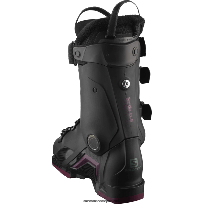 botas de pista mujer - s/pro mv 100 Salomon 00B0PZ1030 negro/burdeos/verde cambio
