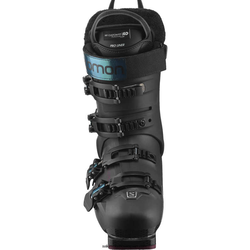 botas de pista mujer - s/pro mv 100 Salomon 00B0PZ1030 negro/burdeos/verde cambio