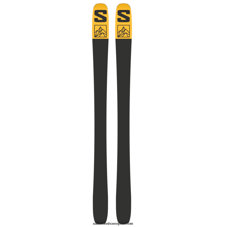 esquís all-mountain mujer - qst 92 Salomon 00B0PZ1008 abeto verde/energía solar/negro