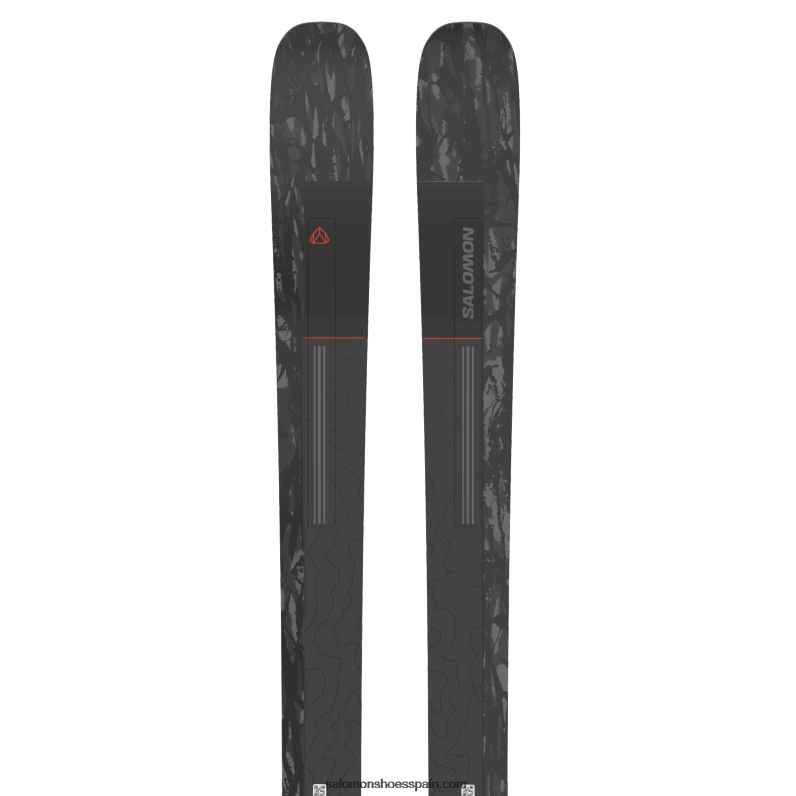 esquís all-mountain mujer - stance 102 Salomon 00B0PZ1017 negro/rojo