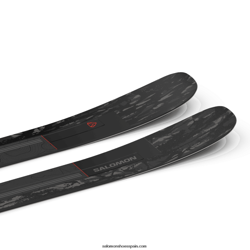 esquís all-mountain mujer - stance 102 Salomon 00B0PZ1017 negro/rojo