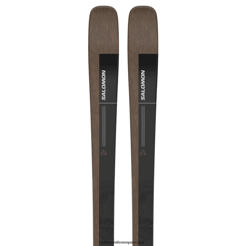 esquís all-mountain mujer - stance 84 Salomon 00B0PZ1020 nutria/negro/plata metalizado