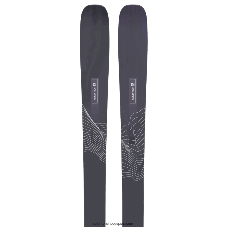 esquís all-mountain mujer - stance 88 Salomon 00B0PZ1004 negro