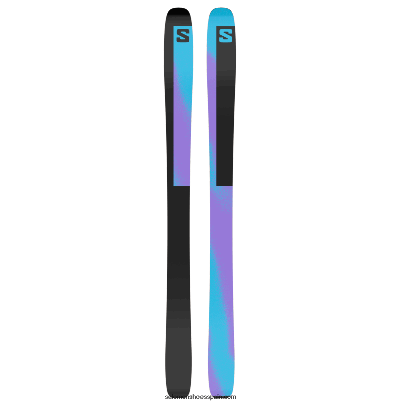 esquís freeride mujer - qst echo 106 Salomon 00B0PZ1006 blanco/azul carrera/azul proceso