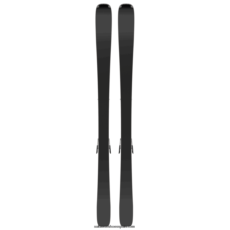 paquete esquí all-mountain mujer - stance 80 (y m11) Salomon 00B0PZ1026 mar de bering metalizado/negro/plata
