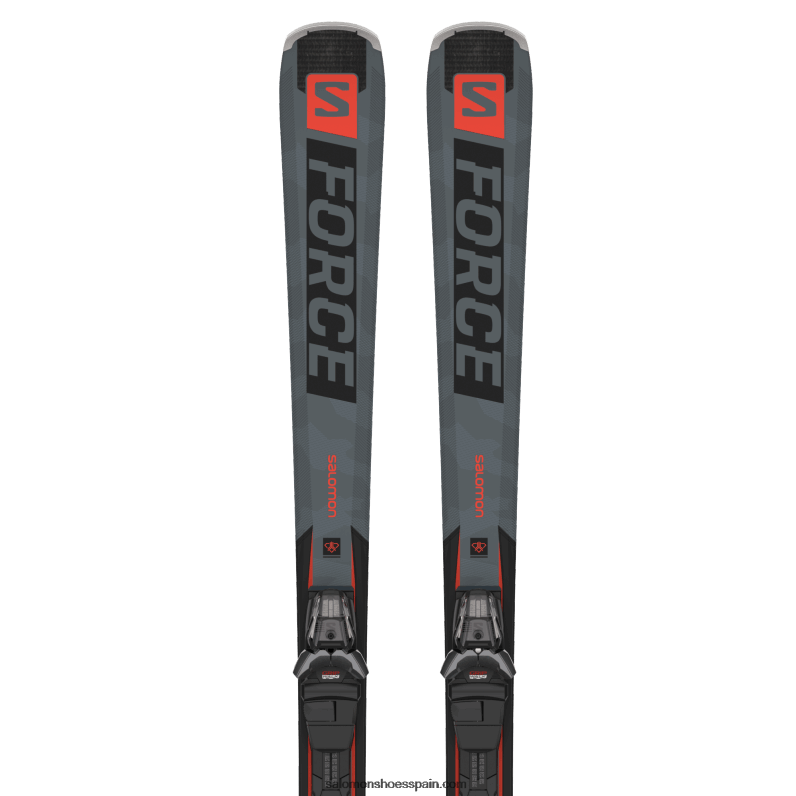 paquete esquí en pista mujer - s/force fx.80 (y m11) Salomon 00B0PZ1025 negro/coral neón/castelrock