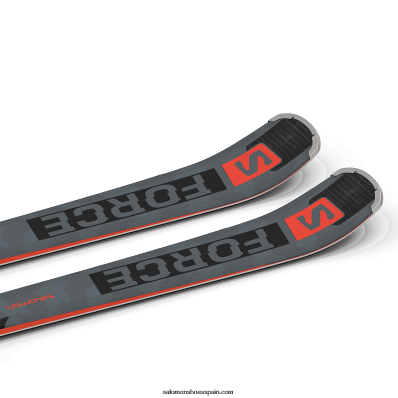 paquete esquí en pista mujer - s/force fx.80 (y m11) Salomon 00B0PZ1025 negro/coral neón/castelrock
