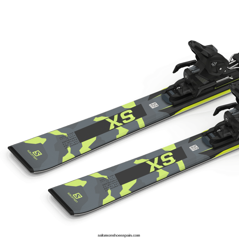 paquete esquí en pista mujer - s/force sx (y m10) Salomon 00B0PZ1019 castelrock/lima neón pastel 1/negro